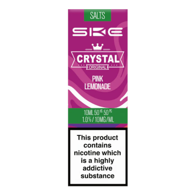 SKE Crystal  - 10ml Nic Salt E-Liquid - Pink Lemonade